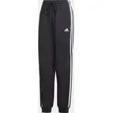 Adidas Essentials 3-Streifen French Terry Loose-Fit Hose Black / White XS