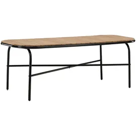 VCM Gartentisch Holmbeck ca. 200x90x75cm Schwarz/Akazie