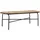 VCM Gartentisch Holmbeck ca. 200x90x75cm Schwarz/Akazie
