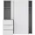 Forte Winn Schwebetürenschrank 170 x 201 x 61 cm weiß