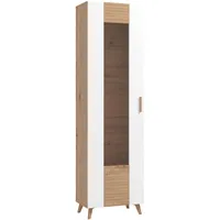 INOSIGN »Bretagna Vitrinenschrank, Standvitrine, Showcase«, in trendigen Farben, Glastür,