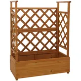 Mendler Hochbeet HWC-P67 114 x 85 x 44 cm Braun