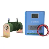 SUDEG 2000W Wind Solar Hybrid System MPPT Laderegler,12/24V Solar Controller Heimgebrauch mit LCD Display für Netzunabhängige Wind Solar Hybrid Systeme