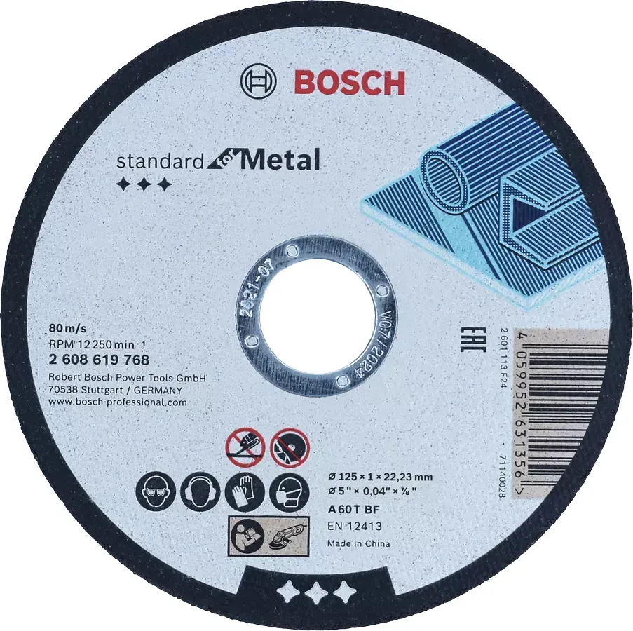 Bosch Professional Trennscheibe 125mm Standard for Metal (2608619768)