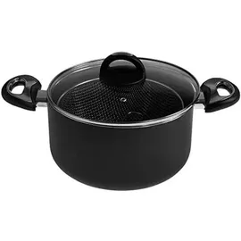 4big.fun Cheffinger Topf-Set 3-tlg. Frittiertopf + Frittierkorb + Glasdeckel