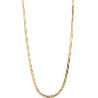 Short Snake Necklace - Vergoldet-Silber Sterling 925 / 435 mm / 485 mm - 43.5-48.5 cm - STINE A Jewelry