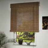 LIEDECO Rollo Holz, lichtdurchlässig, braun