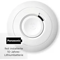 Ei Electronics Ei650 Rauchwarnmelder 10er Set inkl. 10 Jahres-Batterie batteriebetrieben (Ø x H) 11