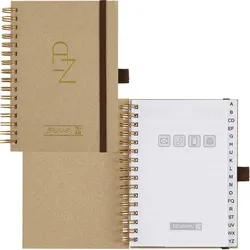 BRUNNEN Adressbuch caramel