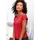 LASCANA T-Shirt Damen rot, dunkelgrau Gr.36/38