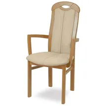 Home Affaire Armlehnstuhl ALEX, Stuhl,Armlehnstuhl (1 St), Stuhl, Armlehnstuhl, Ausführung mit und ohne wasserabweisender Stoff beige