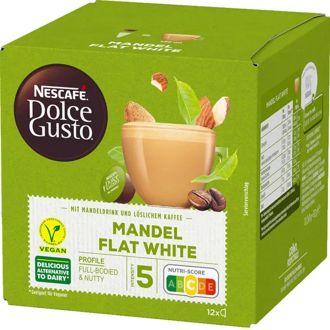 Nescafé 3 x Mandel Flat White, 12 Kapseln