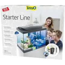 Tetra Starter Line 80 l Komplett-Set Schwarz