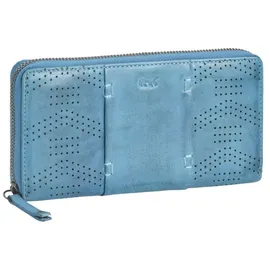 Bear Design MIRTE Damen Geldbörse Leder blau