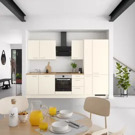 Nobilia Küchenzeile Touch II 300 cm weiß