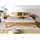 Massivmoebel24 TomMe 180 x 200 cm Wildeiche Beige