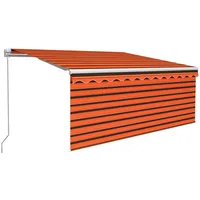 VidaXL Gelenkarmmarkise 350 cm x 250 cm braun