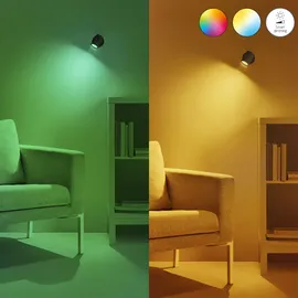 WIZ Tunable White & Color GU10 60W - GU10 Spot mit Glaslinse - 2er-Set - Weiß