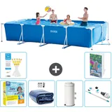 Rechteckiger Frame Pool - 450x220x84 Cm - 7-teilig  S22