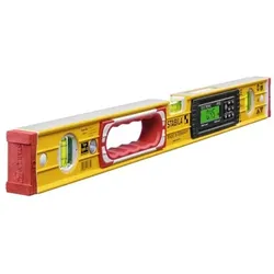 Elektronik-Wasserwaage TECH electronic 196 IP65, 61cm, inklusive Tasche - gelb