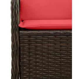 vidaXL Gartenbank 1-tlg 220 x 60 x 70 cm Braun