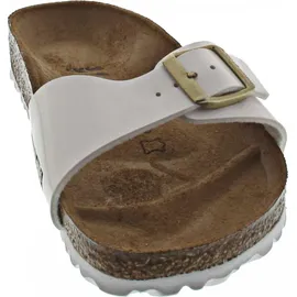 Birkenstock Madrid Birko-Flor Lack schmal patent white 36
