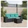 vidaXL Gartensofa-Set 4-tlg. Loungesofa schwarz