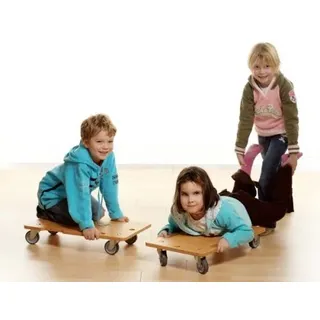 Profi Rollbrett für Kinder mit Griffmulde - für den Sportunterricht, therapeutische Übungen oder Psychomotorik