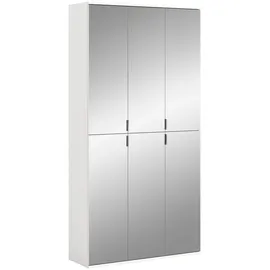 MID.YOU Drehtürenschrank Projekt X 91 x 193 x 34 cm Weiß