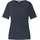 STREET ONE T-Shirt STREET ONE, Damen, Gr. 34, blau (deepwater blau), Stoff, 70% Modal, 30% Polyester, unifarben, normal normal, Rundhals, abgesteppt, Shirts T-Shirt, mit Wording