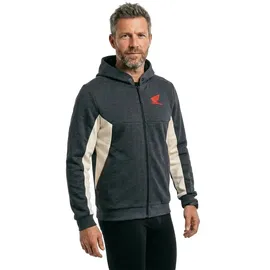 Alpinestars Honda Chrome V3 Sport Reißverschlusspullover Herren Anthracite/Weiß XL