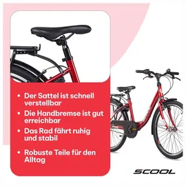 S'COOL chiX 24 Zoll rot/weiß