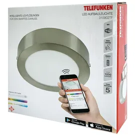 Telefunken Smart LED Aufbauleuchte 12W 1200lm RGBW