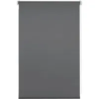 GARDINIA Seitenzugrollo Uni Klemmrollo 90 x 150 cm grau