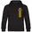 Kapuzen Sweatshirt Streifen Druck gelb Hoodie