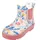 Playshoes Regenstiefel Halbschaft Blumen ecru 25