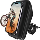 BAONUOR Handyhalterung Fahrrad Tasche 2-in-1 Motorrad Handyhalterung Tasche Wasserdicht 360°Drehbarem Fahrrad Handyhalter Handytasche Fahrrad Lenker, für 4.7-7 Zoll Smartphone