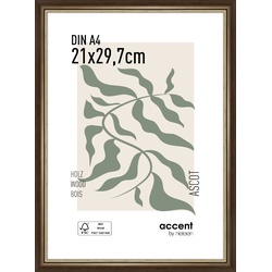 Bilderrahmen Ascot 21 x 29,7 cm Holz Braun