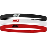 Nike 3er Pack NIKE Elastic Headbands 2.0 083 black/white/university red