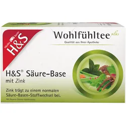 H&S Tee Säure-Base mit Zink Filterbeutel