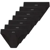 Tom Tailor Herren Slips aus Baumwolle im 7er-Pack, schwarz, Uni, Gr. M/5