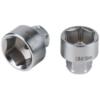 KS Tools 11 mm Durchgangs-Stecknuss, 12 mm
