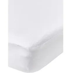 Meyco Molton Spannbettlaken wasserdicht 60 x 120 cm weiß, 60x120 cm