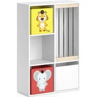 Vicco Kinderregal Luigi Weiß Faltbox Aufbewahrung