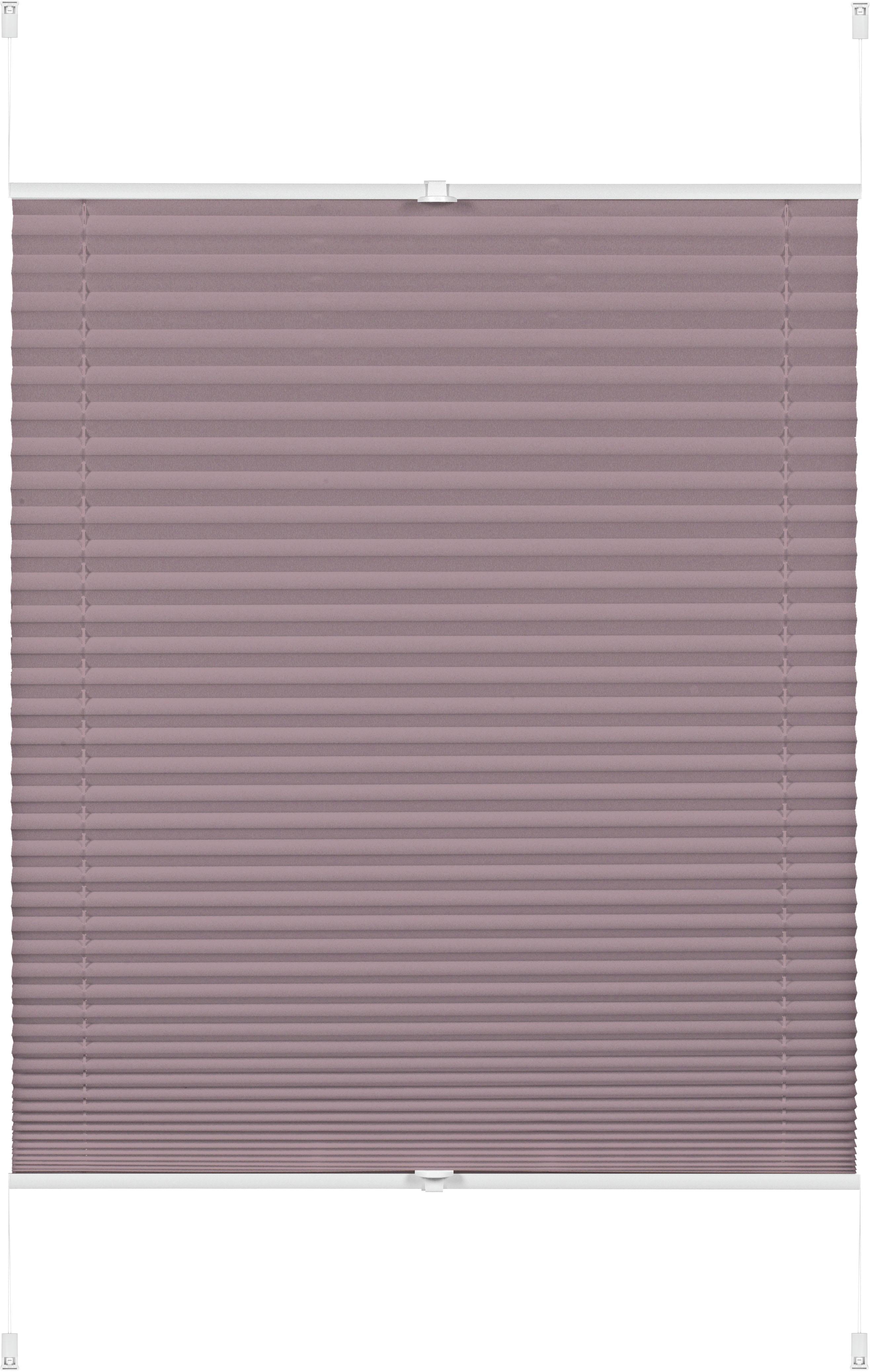 GARDINIA Plissee »EASYFIX Plissee Greta«, Lichtschutz, ohne Bohren, verspannt GARDINIA perlmuttfarben 220 cm