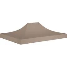 vidaXL Partyzeltdach 4x3 m Taupe