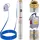 Hillvert Tauchpumpe 10.800 l/h 1100 W 50 m Kabel / 54 m Förderhöhe Edelstahl