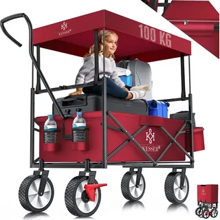 Kesser GT9000 Bollerwagen Bordeaux