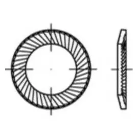 alstertaler schrauben & präzisionsteile Sicherungsscheiben 20 mm 30 mm Edelstahl A2 250 Stück