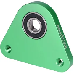 Lagerplatte Hinterrad swiing Racing Alu grün Piaggio Ciao